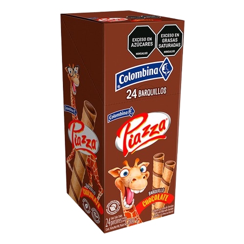 Piazza Barquillos Chocolate x24und
